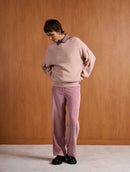 Blusa alongada oversized com gola canoa e mangas de cava posta Biamar