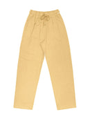 Calça reta com bolsos faca e cordão ajustável Biamar