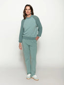 Calça em algodão com bolsos faca e elástico Biamar