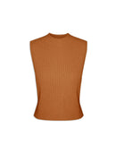 Regata canelada de gola redonda aBenção