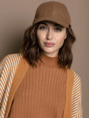 Casaco alongado com padronagem em listras e mangas de cava quadrada Biamar