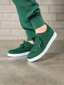 Tênis floripa em malha com textura, cadarço e solado baixo Biamar