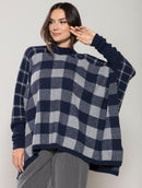 Capa mullet em padronagem geométrica com gola média Urbanity