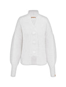 Casaco canelado com botões, bolsos e mangas de cava quadrada Biamar