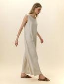 Macacão longo com bolsos e abertura nas costas Biamar