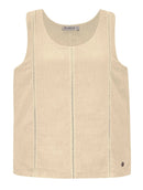 Regata em viscolinho com detalhe vazado Biamar