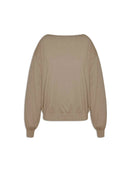 Blusa com gola canoa aBenção