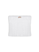 Capa de almofada em algodão com tecimento em tranças e botões Biamar Home