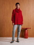 Calça em algodão com bolsos faca e barra mullet Biamar