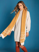 Vestido de gola média com mangas bufantes de cava quadrada aBenção