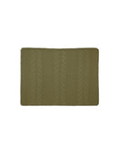 Capa em algodão para travesseiro com tecimento em tranças Biamar Home