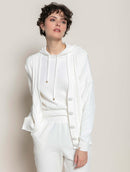 Colete em algodão com tecimento em tranças e botões Urbanity