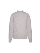 Blusa de gola média com mangas de cava posta aBenção