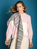 Manta com padronagem geométrica aBenção