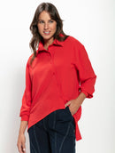 Camisa Urbanity manga longa assimétrica