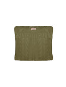 Capa de almofada em algodão com tecimento em tranças e botões Biamar Home