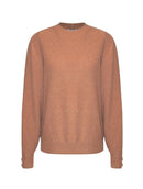 Blusa alongada de gola redonda com detalhe em botões e mangas de cava posta Biamar