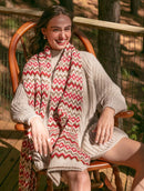 Manta com padronagem geométrica aBenção