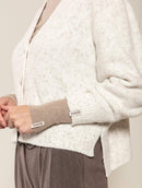 Casaco mullet com fechamento frontal em botões e mangas de cava posta Biamar