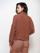 Jaqueta com botões, bolsos e mangas de cava quadrada Biamar