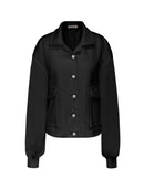 Casaco de moletom com mangas bufantes em tricô, bolsos e botões de metal Biamar