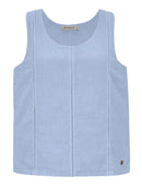 Regata em viscolinho com detalhe vazado Biamar