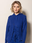 Colete em algodão com tecimento em tranças e botões Urbanity