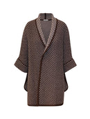 Capa reversível com padronagem xadrez Biamar