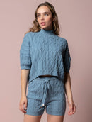 Bermuda em algodão com amarração e cordão ajustável Urbanity