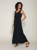 Regata em viscolinho com detalhe vazado Biamar