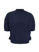 Blusa em algodão com trama detalhada Biamar